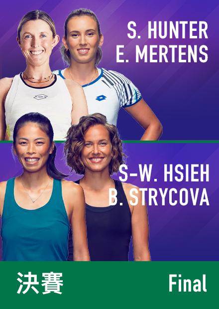 0717_溫網女雙決賽_斯特里科娃_謝淑薇_梅丹斯_珊德絲