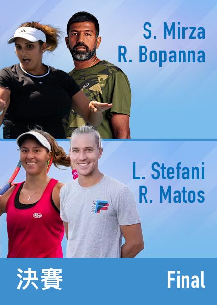 0127_澳網混雙決賽_波柏納_米爾莎_史蒂芬妮_梅托斯