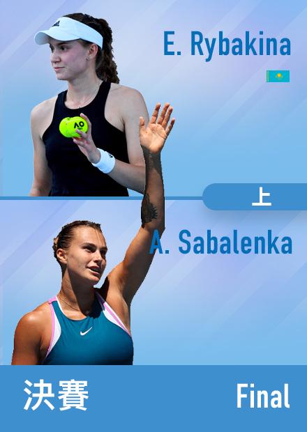 0128_澳網女單決賽_芮芭奇娜_薩巴倫卡_上