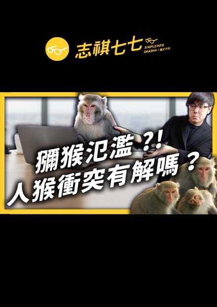 捷運站、辦公室，哪來這麼多猴子？你知道現在臺灣獼猴已經不是保育類了嗎？｜志祺七七