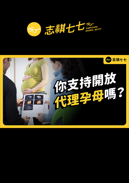 開放代孕，就是開放人口買賣、物化女性？「代理孕母」為何爭議多多？｜志祺七七