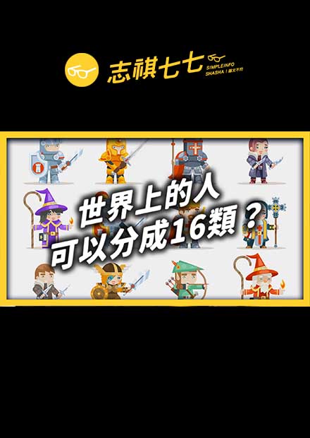 每次做心理測驗，都覺得準爆？MBTI 人格測驗是真的還是在唬爛？｜志祺七七