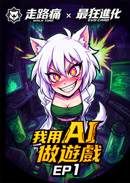 【會員限定】走路痛：「我要用AI做卡牌遊戲！」最狂進化開發日誌EP1：角色篇